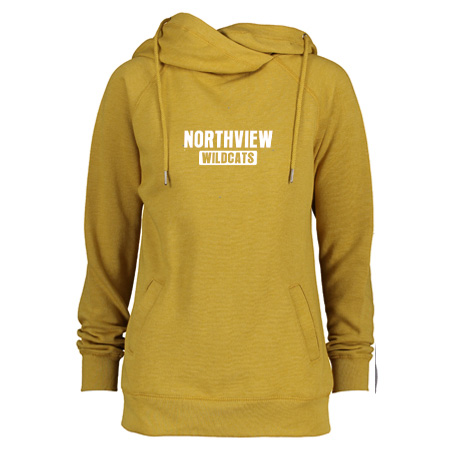 Northview Ladies Classic Fleece Funnel Neck Pullover Hood - Image 19
