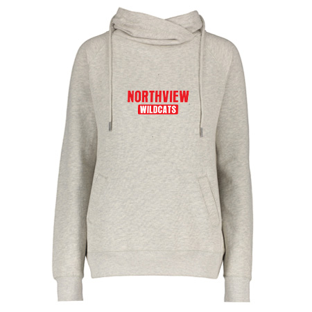 Northview Ladies Classic Fleece Funnel Neck Pullover Hood - Image 16