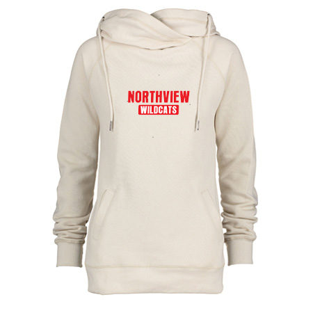 Northview Ladies Classic Fleece Funnel Neck Pullover Hood - Image 38