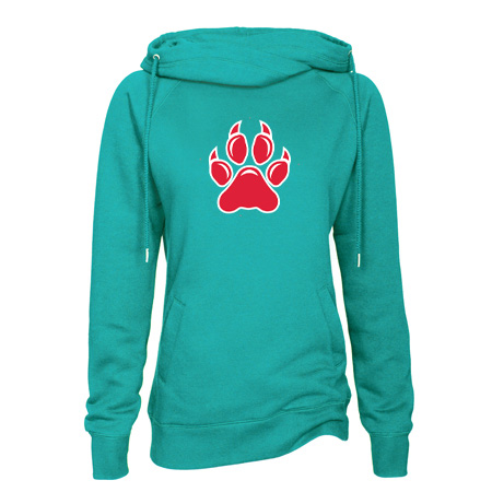 Northview Ladies Classic Fleece Funnel Neck Pullover Hood - Image 44