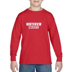 Alternative view of Northview Youth Heavy Cotton™ Youth Long Sleeve T-Shirt