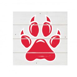 Northview White Wood Pallet Coaster  Set of 1  no holder