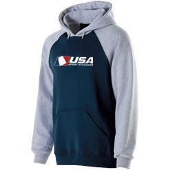 Alternative view of USA SS Adult Banner Hoodie