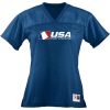 USA SS Ladies Junior Fit Replica Football Tee
