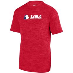 Alternative view of USA SS Youth YOUTH SHADOW TONAL HEATHER TRAINING TEE