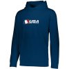 USA SS Adult Wicking Fleece Hoodie