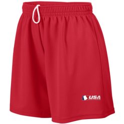 Alternative view of USA SS Ladies Ladies Wicking Mesh Shorts