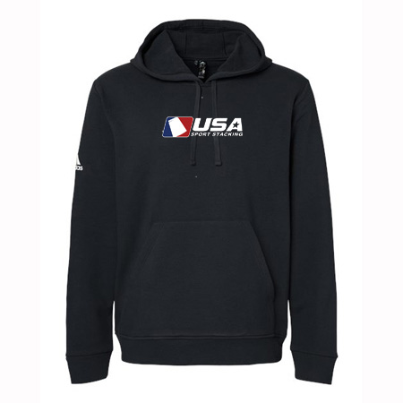 USA SS Adidas Fleece Hoodie - Image 2
