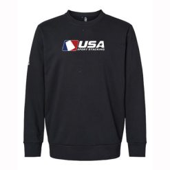 Alternative view of USA SS Adidas Fleece Crewneck Sweatshirt