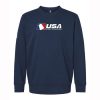 USA SS Adidas Fleece Crewneck Sweatshirt