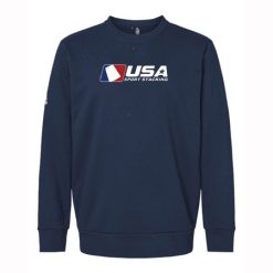 USA SS Adidas Fleece Crewneck Sweatshirt