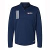 USA SS Adult Adidas 3-Stripes Double Knit Quarter-Zip Pullover