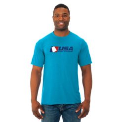 Alternative view of USA SS Adult DRI-POWER Poly T-Shirt