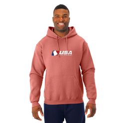 Alternative view of USA SS Adult NuBlend® Hooded Sweatshirt