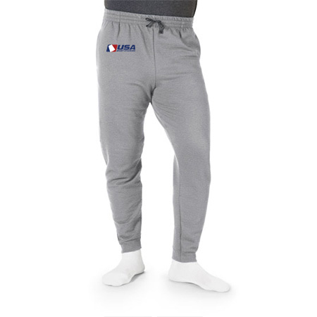 USA SS Adult NuBlend® Pocketed Jogger Sweatpants - Image 2