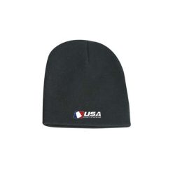 Alternative view of USA SS Short Knit Beanie
