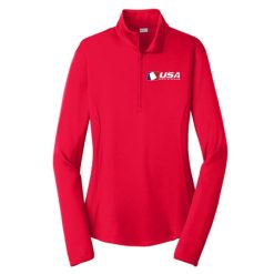 Alternative view of USA SS Ladies Ladies PosiCharge® Competitor™ 1/4-Zip Pullover