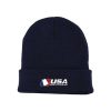 USA SS Acrylic Beanie with Cuff