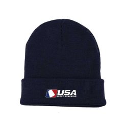 USA SS Acrylic Beanie with Cuff