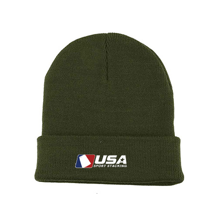 USA SS Acrylic Beanie with Cuff - Image 4