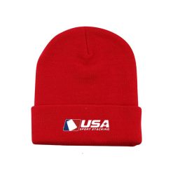 Alternative view of USA SS Acrylic Beanie with Cuff