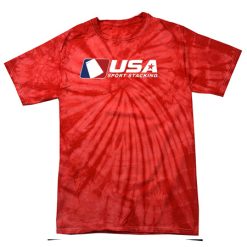 USA SS Youth Youth Spider Tie Dye T-Shirt