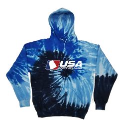 USA SS Youth Youth Tie Dye Fleece Pullover
