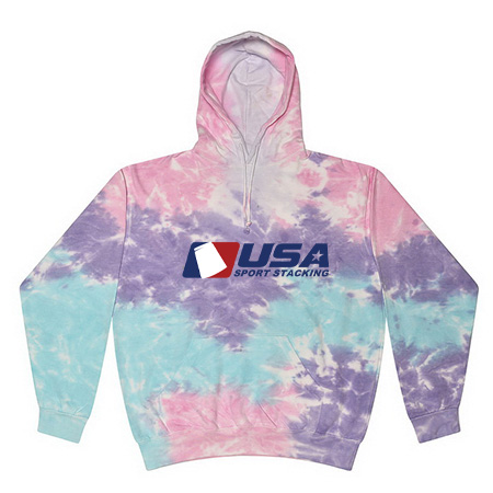 USA SS Youth Youth Tie Dye Fleece Pullover - Image 11