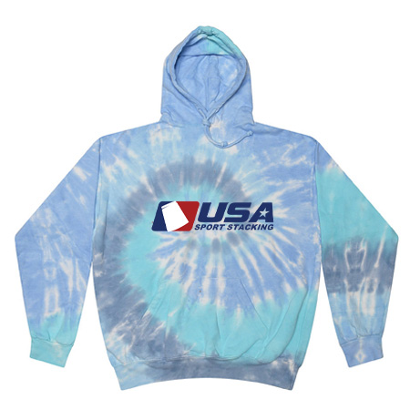 USA SS Youth Youth Tie Dye Fleece Pullover - Image 4