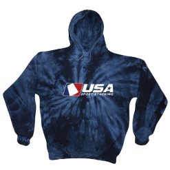 Alternative view of USA SS Youth Youth Tie Dye Fleece Pullover