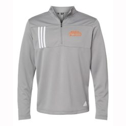 Byron Center Adult Adidas 3-Stripes Double Knit Quarter-Zip Pullover