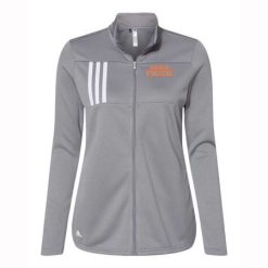 Byron Center Ladies Adidas 3-Stripes Double Knit Full-Zip Pullover