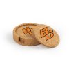 Byron Center Circular Cork Coaster Set of 4 with holder