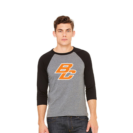 Byron Center Unisex 3/4 Sleeve Baseball Tee - Image 40