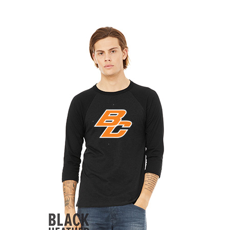 Byron Center Unisex 3/4 Sleeve Baseball Tee - Image 3