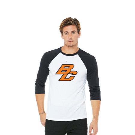 Byron Center Unisex 3/4 Sleeve Baseball Tee - Image 39