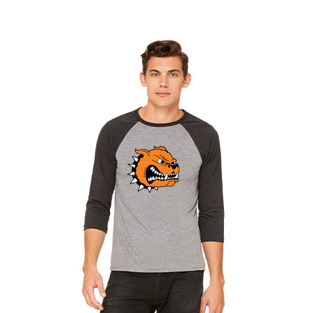 Byron Center Unisex 3/4 Sleeve Baseball Tee - Image 52