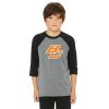 Byron Center Youth Youth 3/4 Sleeve Baseball Tee
