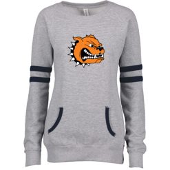 Alternative view of Byron Center Ladies Varsity Fleece Crew Neck Pullover