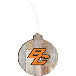 Alternative view of Byron Center Light 4.18 X 3.86 Faux Wood Ornament