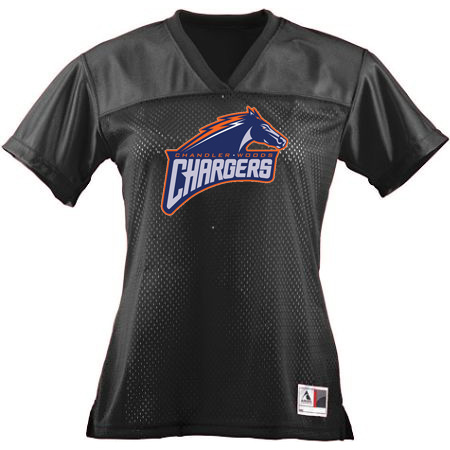 Chandler Woods Ladies Junior Fit Replica Football Tee - Image 4