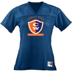 Alternative view of Chandler Woods Ladies Junior Fit Replica Football Tee
