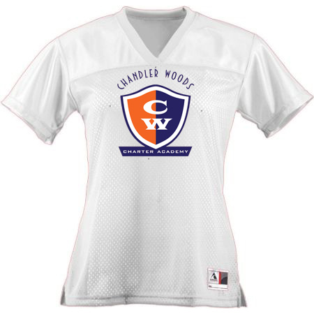 Chandler Woods Ladies Junior Fit Replica Football Tee - Image 7