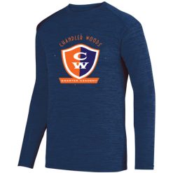 Chandler Woods Adult SHADOW TONAL HEATHER LONG SLEEVE TEE