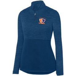 Alternative view of Chandler Woods Ladies Shadow Tonal Heather ¼ Zip Pullover