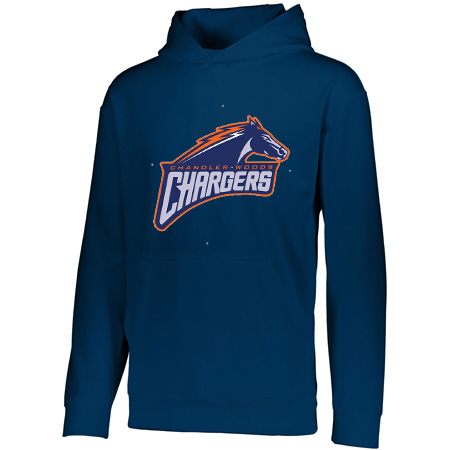 Chandler Woods Youth YOUTH WICKING FLEECE HOODIE - Image 2