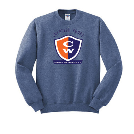 Chandler Woods JERZEES® - NuBlend® Crewneck Sweatshirt - Image 2