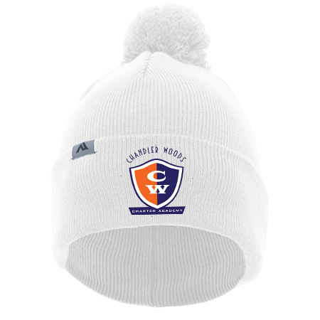 Chandler Woods KNIT FOLD OVER POM-POM BEANIE - Image 9