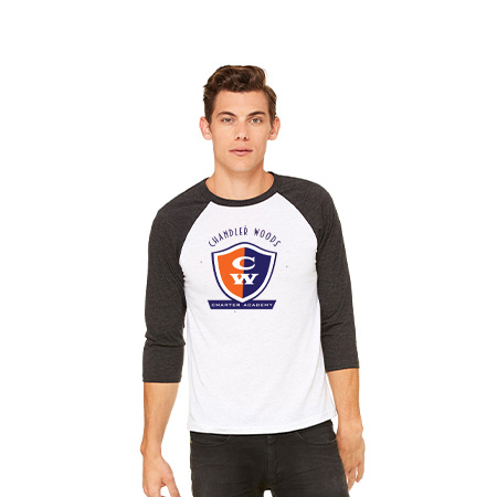 Chandler Woods Unisex 3/4 Sleeve Baseball Tee - Image 22