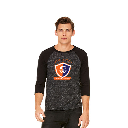 Chandler Woods Unisex 3/4 Sleeve Baseball Tee - Image 20